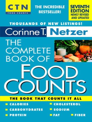 cover image of The Complete Book of Food Counts